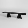 Hanah Home Mushroom Mueble de TV Negro